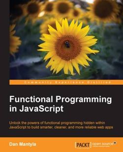 Functional Programming in JavaScript Functional Programming in JavaScript