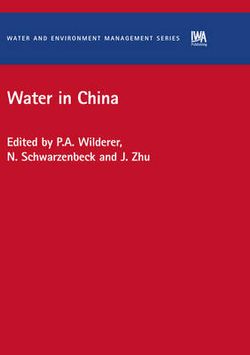 Water in China Water in China