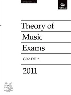 Theory of Music Exams 2011 Theory of Music Exams 2011