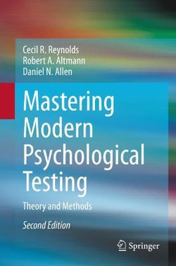 Mastering Modern Psychological Testing Mastering Modern Psychological Testing