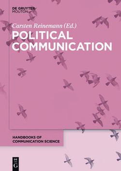 Political Communication Political Communication