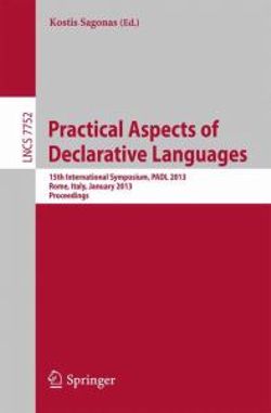 Practical Aspects of Declarative Languages Practical Aspects of Declarative Languages