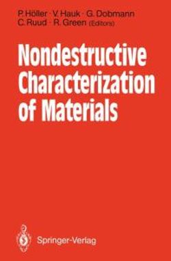 Nondestructive Characterization of Materials Nondestructive Characterization of Materials