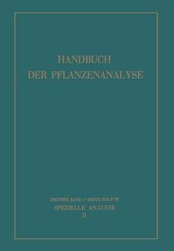 Spezielle Analyse Spezielle Analyse