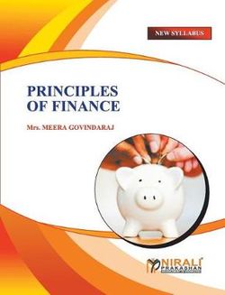 Principles of Finance Principles of Finance