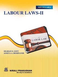 Labour Laws II Labour Laws II
