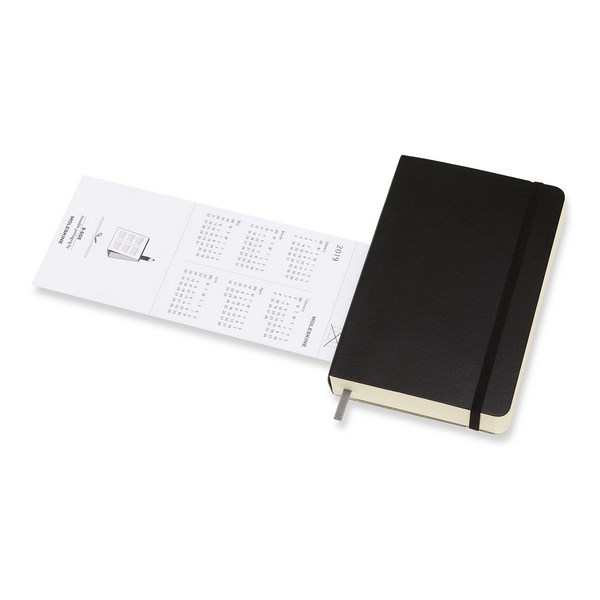 Moleskine 2019 Daily Pocket Diary Soft Cover Black Angus & Robertson